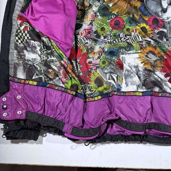 Volcom Nimbus Snowboard Ski Green White Black Blast Jacket Men M Hooded G065008 - Picture 10 of 16